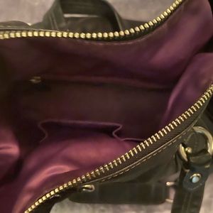 Black Leather Coach Purse.